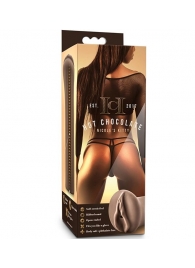 Коричневый мастубратор-вагина Nicole s Kitty - Blush Novelties - в Евпатории купить с доставкой