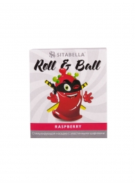 Стимулирующий презерватив-насадка Roll   Ball Raspberry - Sitabella - купить с доставкой в Евпатории