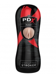 Мастурбатор-вагина Vibrating Pussy Stroker с вибрацией - Pipedream - в Евпатории купить с доставкой