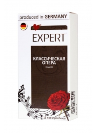 Гладкие презервативы Expert  Классическая опера  - 12 шт. - Expert - купить с доставкой в Евпатории