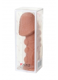 Насадка на фаллос с пузыриками, венками и ребристостью KOKOS Extreme Sleeve 09 - 12,7 см. - KOKOS - в Евпатории купить с доставкой