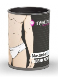 Компактный мастурбатор MasturbaTIN Ribbed Ricky - MyStim - в Евпатории купить с доставкой