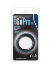 Черно-синее эрекционное кольцо Silicone Go Pro Cock Ring - Blush Novelties - в Евпатории купить с доставкой