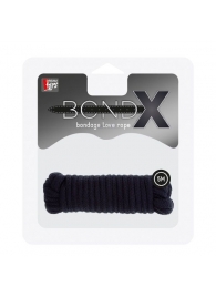 Чёрная веревка для связывания BONDX LOVE ROPE - 5 м. - Dream Toys - купить с доставкой в Евпатории