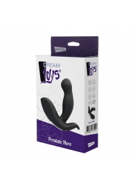 Черный вибромассажер простаты PROSTATE HERO - Dream Toys - в Евпатории купить с доставкой