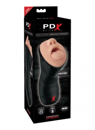 Мастурбатор-ротик Deep Throat Vibrating Stroker - Pipedream - в Евпатории купить с доставкой