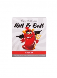 Стимулирующий презерватив-насадка Roll   Ball Cherry - Sitabella - купить с доставкой в Евпатории