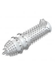 Закрытая прозрачная насадка Crystal sleeve - 14,2 см. - Erowoman-Eroman - в Евпатории купить с доставкой