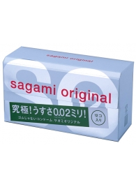 Ультратонкие презервативы Sagami Original - 12 шт. - Sagami - купить с доставкой в Евпатории