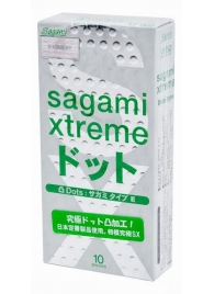 Презервативы Sagami Xtreme Type-E с точками - 10 шт. - Sagami - купить с доставкой в Евпатории