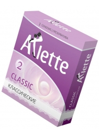 Классические презервативы Arlette Classic - 3 шт. - Arlette - купить с доставкой в Евпатории