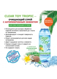 Очищающий спрей для игрушек CLEAR TOY Tropic - 100 мл. - Биоритм - купить с доставкой в Евпатории