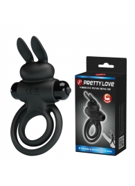 Черное эрекционное кольцо с вибростимуляцией клитора Vibrant Penis Ring III - Baile - в Евпатории купить с доставкой