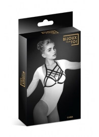 Черная упряжь на грудь Clara - Bijoux Pour Toi - купить с доставкой в Евпатории