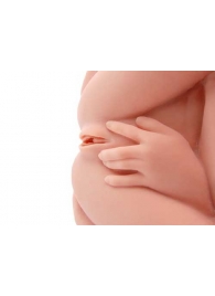 Реалистичный торс-девушка Hera 3 с тремя тугими отверстиями, вибрацией, ротацией и голосом - KOKOS - в Евпатории купить с доставкой