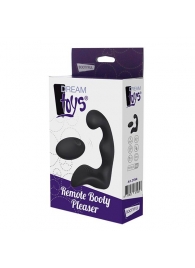 Черный вибромассажер простаты REMOTE BOOTY PLEASER - Dream Toys - в Евпатории купить с доставкой