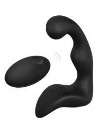 Черный вибромассажер простаты REMOTE BOOTY PLEASER - Dream Toys - в Евпатории купить с доставкой