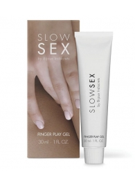 Гель для мастурбации с ароматом кокоса Slow Sex Finger Play Gel - 30 мл. - Bijoux Indiscrets - купить с доставкой в Евпатории