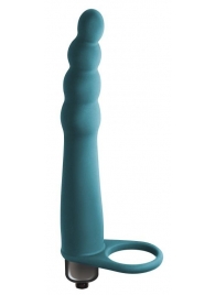 Зеленая вибронасадка для двойного проникновения Bramble - 16,5 см. - Lola Games - купить с доставкой в Евпатории