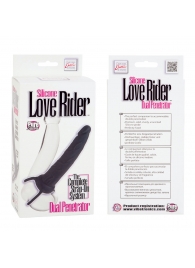 Насадка на пенис Silicone Love Rider Dual Penetrator для двойного проникновения - 14 см. - California Exotic Novelties - в Евпатории купить с доставкой