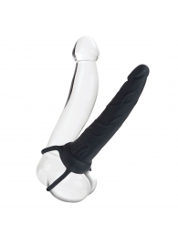 Насадка на пенис Silicone Love Rider Dual Penetrator для двойного проникновения - 14 см. - California Exotic Novelties - в Евпатории купить с доставкой