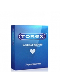 Гладкие презервативы Torex  Классические  - 3 шт. - Torex - купить с доставкой в Евпатории