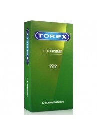 Текстурированные презервативы Torex  С точками  - 12 шт. - Torex - купить с доставкой в Евпатории