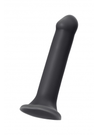 Черный фаллос на присоске Silicone Bendable Dildo XL - 20 см. - Strap-on-me - купить с доставкой в Евпатории