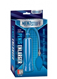 Синяя вакуумная помпа MENZSTUFF PENIS ENLARGER - Dream Toys - в Евпатории купить с доставкой