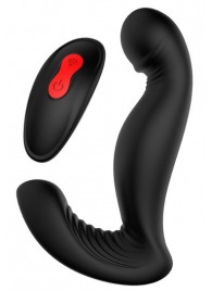 Черный вибромассажер простаты SWIRLING P-PLEASER - Dream Toys - в Евпатории купить с доставкой
