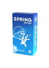 Ультратонкие презервативы SPRING SKY LIGHT - 12 шт. - SPRING - купить с доставкой в Евпатории