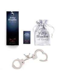 Металлические наручники Metal Handcuffs - Fifty Shades of Grey - купить с доставкой в Евпатории