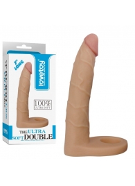 Телесная насадка-фаллоимитатор для двойного проникновения - 17 см. - Lovetoy - купить с доставкой в Евпатории