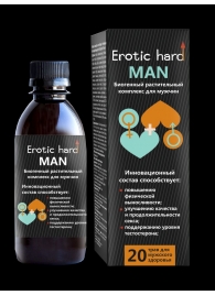 Мужской биогенный концентрат для усиления эрекции Erotic hard Man - 250 мл. - Erotic Hard - купить с доставкой в Евпатории