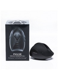 Черный инновационный мужской вибратор PULSE SOLO ESSENTIAL - Hot Octopuss - в Евпатории купить с доставкой