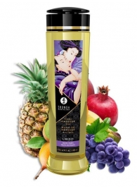 Массажное масло Libido Exotic Fruits с ароматом экзотических фруктов - 240 мл. - Shunga - купить с доставкой в Евпатории