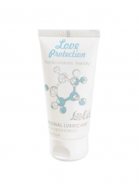 Увлажняющий лубрикант на водной основе Love Protection - 50 мл. - Lola Games - купить с доставкой в Евпатории
