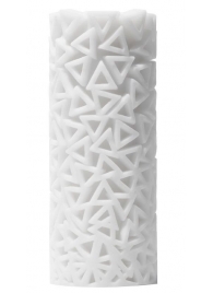 Белый 3D мастурбатор PILE - Tenga - в Евпатории купить с доставкой