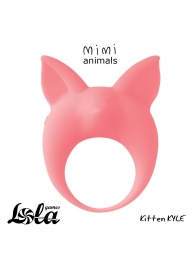 Оранжевое эрекционное кольцо Kitten Kyle - Lola Games - в Евпатории купить с доставкой