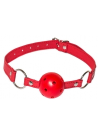 Красный кляп-шарик Firecracker - Lola Games - купить с доставкой в Евпатории