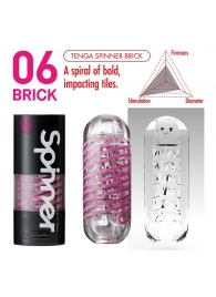 Мастурбатор SPINNER Brick - Tenga - в Евпатории купить с доставкой