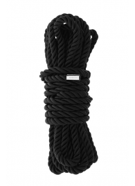 Черная веревка для шибари DELUXE BONDAGE ROPE - 5 м. - Dream Toys - купить с доставкой в Евпатории