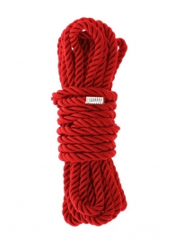 Красная веревка для шибари DELUXE BONDAGE ROPE - 5 м. - Dream Toys - купить с доставкой в Евпатории