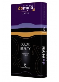 Разноцветные презервативы DOMINO Colour Beauty - 6 шт. - Domino - купить с доставкой в Евпатории