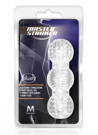 Прозрачный фигурный мастурбатор Master Stroker - Blush Novelties - в Евпатории купить с доставкой