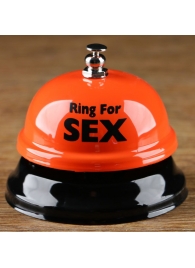 Настольный звонок RING FOR SEX - Сима-Ленд - купить с доставкой в Евпатории