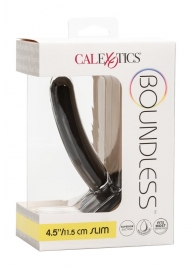 Черный анальный стимулятор Boundless 4.5” Slim Probe - 11,5 см. - California Exotic Novelties - купить с доставкой в Евпатории