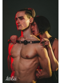 Черный кляп Love Addict на замочке - Lola Games - купить с доставкой в Евпатории