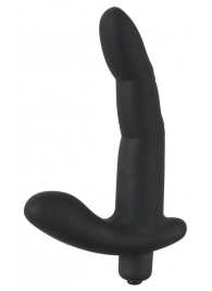 Черный вибромассажер простаты Naughty Finger Prostate Vibe - 13,8 см. - Orion - в Евпатории купить с доставкой