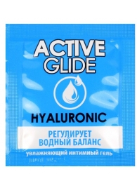 Лубрикант на водной основе Active Glide с гиалуроновой кислотой - 3 гр. - Биоритм - купить с доставкой в Евпатории